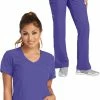 Skechers Women's Reliance Solid Scrub Top & Cargo Scrub Pant Set -clothings shop 1 bc 23set 650