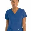 Grey's Anatomy Women's Riley Mock Wrap Scrub Top 1 Grey's Anatomy Women's Riley Mock Wrap Scrub Top -clothings shop 1 bc 4153 650