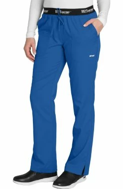 Grey's Anatomy Women's Logo Elastic Drawstring Waist Scrub Pant