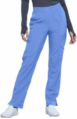 Cherokee Women's Mid Rise Tapered Leg Pull-On Scrub Pant