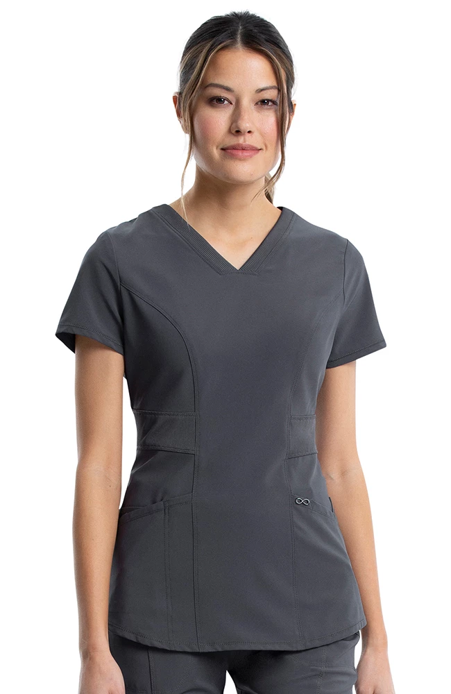 Cherokee Women's V-Neck Solid Scrub Top 3 Cherokee Women's V-Neck Solid Scrub Top