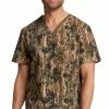 Cherokee Men's Outdoor Life Print Scrub Top 2 Cherokee Men's Outdoor Life Print Scrub Top -clothings shop 1 ck ck692 printodl 650