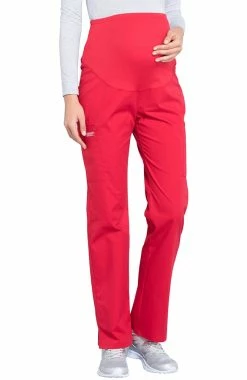 Cherokee Workwear Women's Maternity Soft Knit Waistband Scrub Pant
