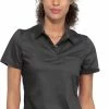 Cherokee Workwear Women's Snap Front Polo Top 1 Cherokee Workwear Women's Snap Front Polo Top -clothings shop 1 ck ww698 650