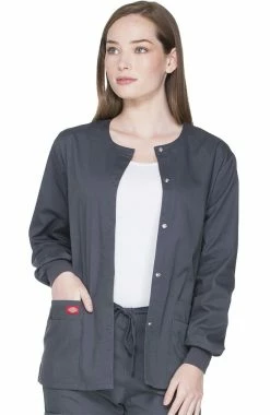 Dickies Women's Snap Front Scrub Jacket