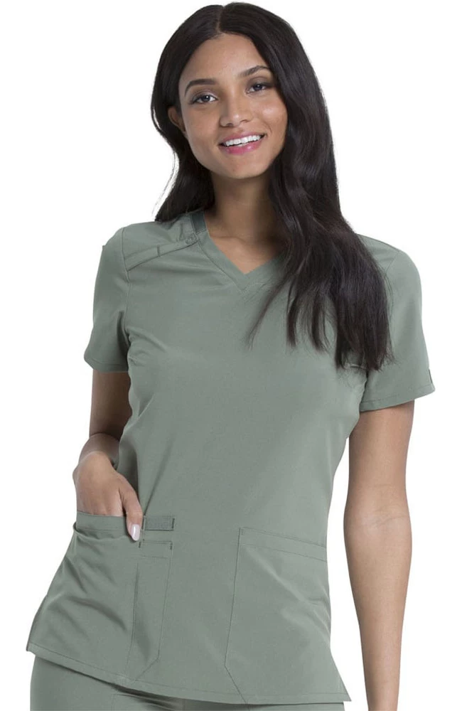 Dickies Women's V-Neck Solid Scrub Top 3 Dickies Women's V-Neck Solid Scrub Top