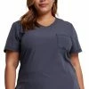 Dickies Women's Rounded V-Neck Scrub Top -clothings shop 1 di dk739 650