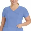 Healing Hands Women's Jordan Mock Wrap Solid Scrub Top 1 Healing Hands Women's Jordan Mock Wrap Solid Scrub Top -clothings shop 1 hh 2172 650