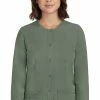 Healing Hands Women's Megan Button Front Solid Scrub Jacket