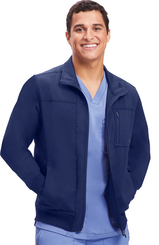 Healing Hands Men's Jonathan Bomber Solid Scrub Jacket 3 Healing Hands Men's Jonathan Bomber Solid Scrub Jacket