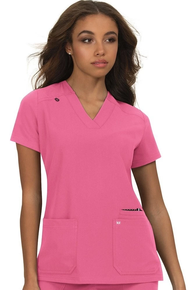 Koi Women's Hustle & Heart Solid Scrub Top 3 Koi Women's Hustle & Heart Solid Scrub Top