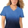 Koi Women's Cali Heather Ombre Solid Scrub Top 1 Koi Women's Cali Heather Ombre Solid Scrub Top -clothings shop 1 ko 1031pr 650