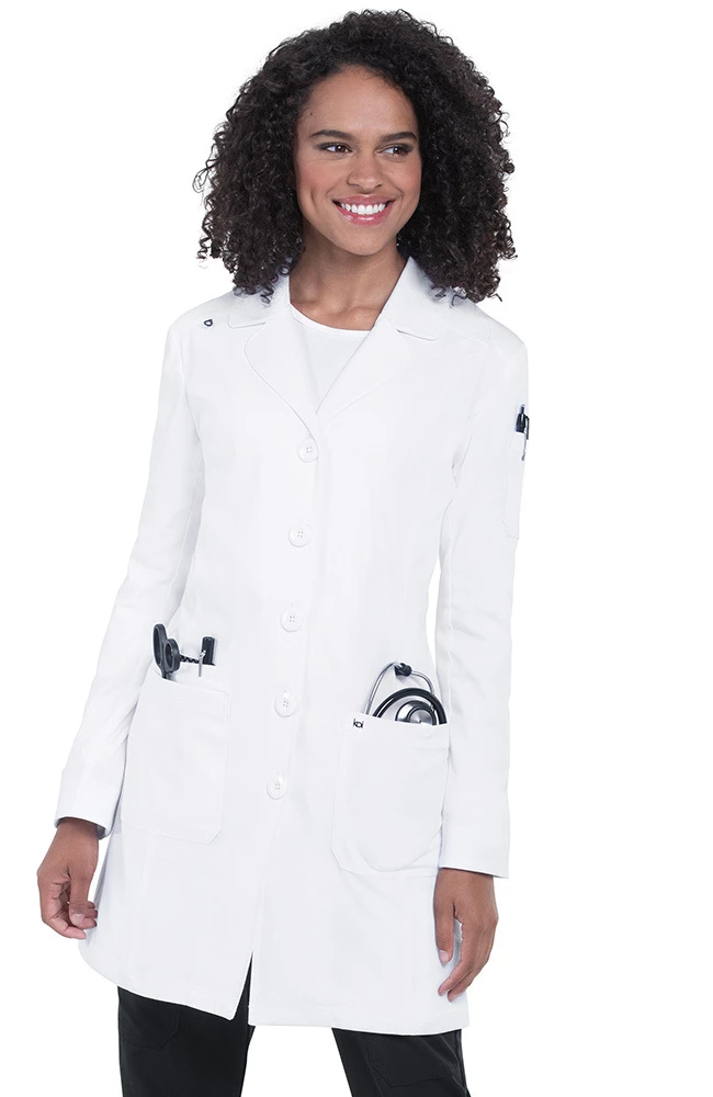 Koi Women's Button Down Everyday Lab Coat 3 Koi Women's Button Down Everyday Lab Coat