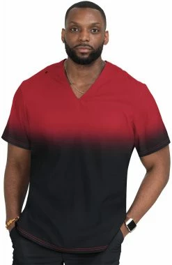 Koi Men's Soul Ombre Scrub Top