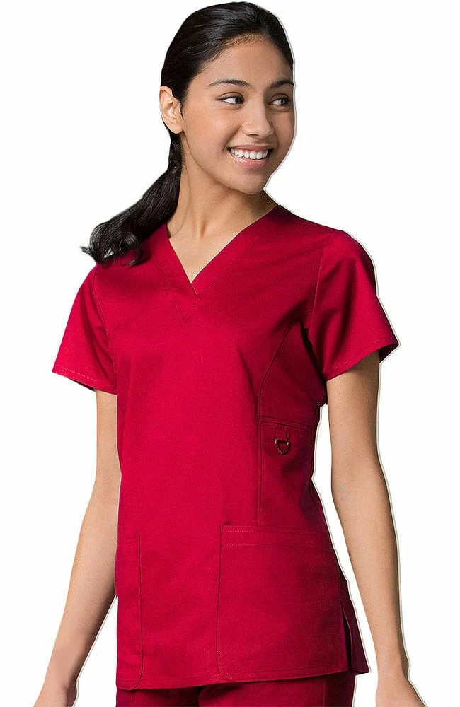 EON Women's COOLMAX V-Neck Solid Scrub Top 3 EON Women's COOLMAX V-Neck Solid Scrub Top