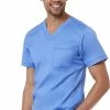 Maevn Uniforms Men's Basic V-Neck Solid Scrub Top -clothings shop 1 mv 5501 650