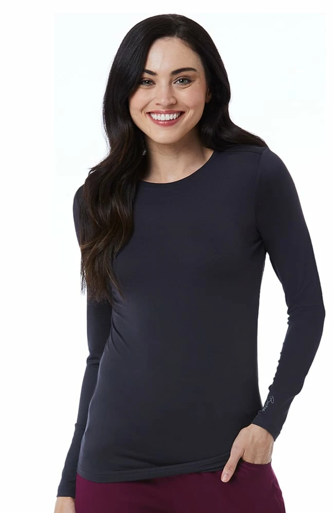 Maevn Uniforms Women's Bestee Long Sleeve Underscrub T-Shirt 3 Maevn Uniforms Women's Bestee Long Sleeve Underscrub T-Shirt