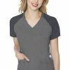 Med Couture Women's Raglan Sleeve Scrub Top -clothings shop 1 pe 7425 650