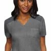 Med Couture Women's Tuck In Solid Scrub Top -clothings shop 1 pe 7448 650