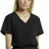 White Cross Women's Side Vent V-Neck Solid Scrub Top 2 White Cross Women's Side Vent V-Neck Solid Scrub Top -clothings shop 1 wc 794 650