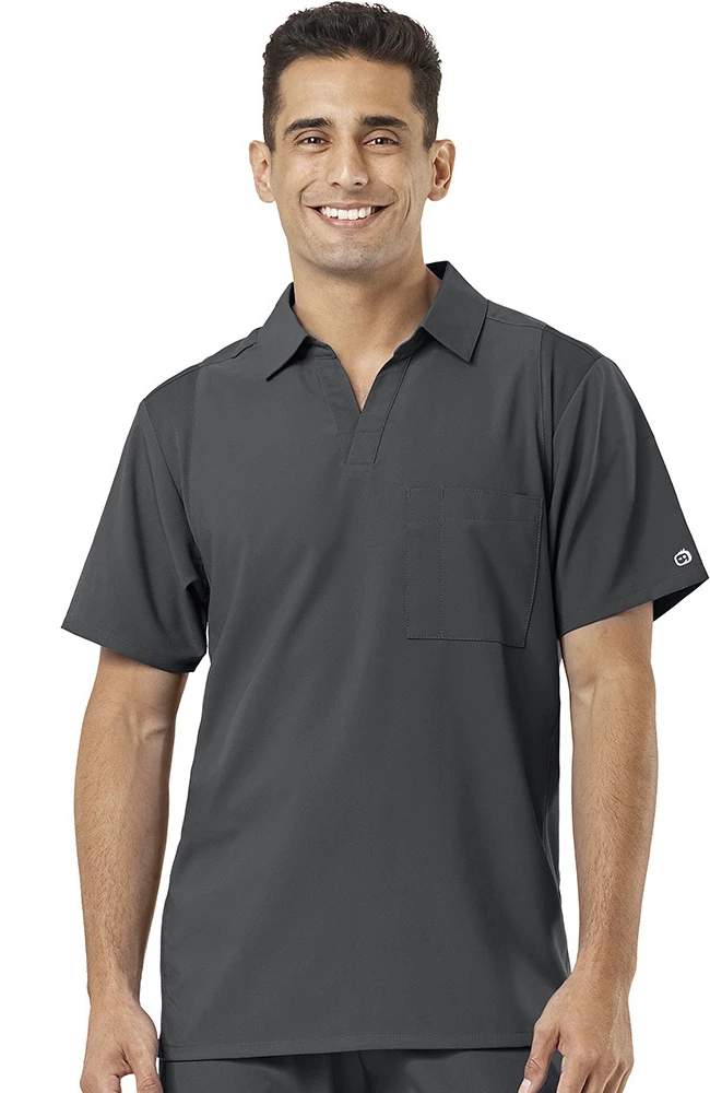 WonderWink Men's Polo Shirt 3 WonderWink Men's Polo Shirt