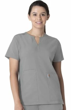 Carhartt Women's Notch Neck Tunic Scrub Top