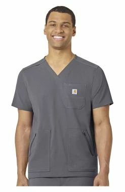 clothings shop 21 Carhartt Men's Zip Pocket Scrub Top