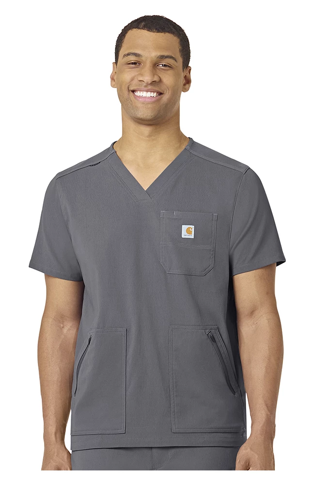 Carhartt Men's Zip Pocket Scrub Top 3 Carhartt Men's Zip Pocket Scrub Top