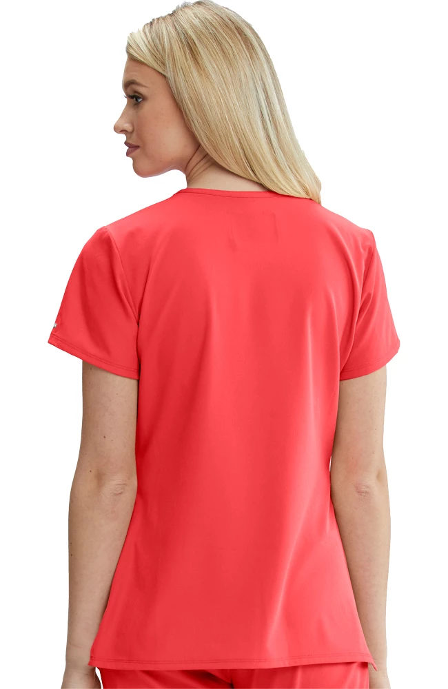 Skechers Women's Reliance Mock Wrap Solid Scrub Top 4 Skechers Women's Reliance Mock Wrap Solid Scrub Top - Image 2