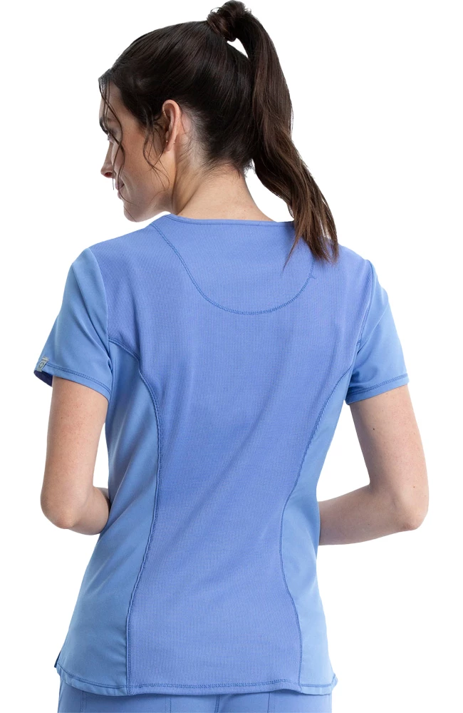 Cherokee Women's V-Neck Solid Scrub Top 4 Cherokee Women's V-Neck Solid Scrub Top - Image 2