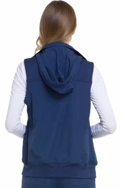 Heartsoul Women's In-Vested Love Solid Scrub Vest -clothings shop 2 ck hs500 650