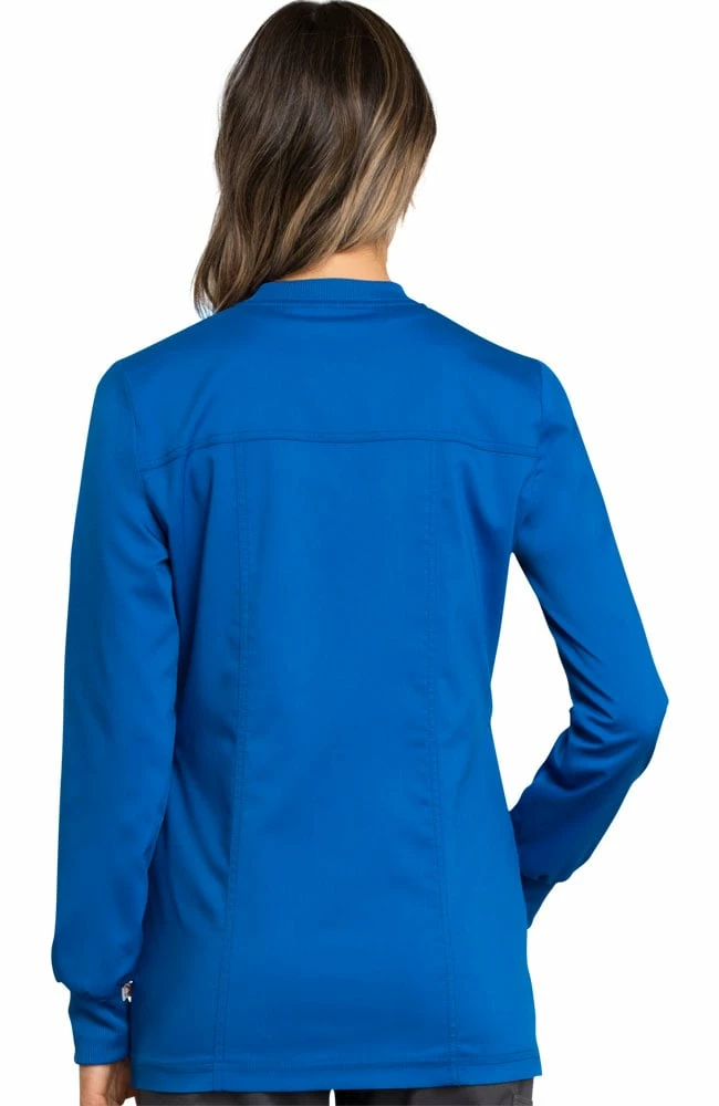 Cherokee Workwear Women's Zip Front Solid Scrub Jacket 4 Cherokee Workwear Women's Zip Front Solid Scrub Jacket - Image 2