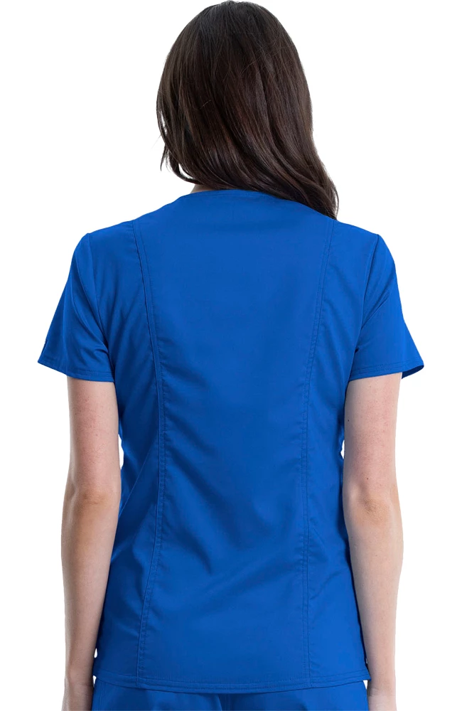 Cherokee Workwear Women's Maternity Side Zip Solid Scrub Top 4 Cherokee Workwear Women's Maternity Side Zip Solid Scrub Top - Image 2