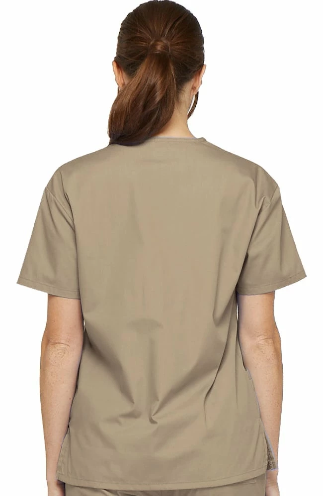 Dickies Women's V-Neck Solid Scrub Top & Drawstring Cargo Scrub Pant Set 4 Dickies Women's V-Neck Solid Scrub Top & Drawstring Cargo Scrub Pant Set - Image 2