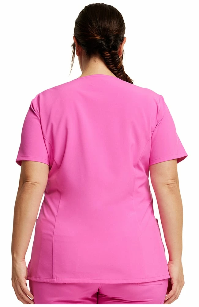 Dickies Women's V-Neck Solid Scrub Top 4 Dickies Women's V-Neck Solid Scrub Top - Image 2