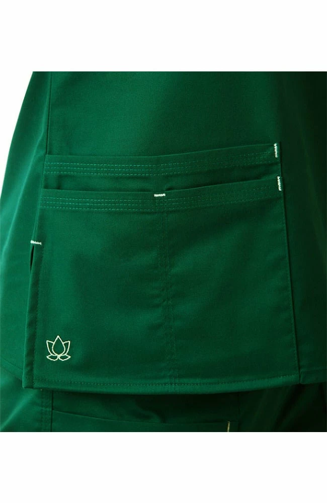 Maevn Uniforms Women's V-Neck 3 Pocket Solid Scrub Top 4 Maevn Uniforms Women's V-Neck 3 Pocket Solid Scrub Top - Image 2