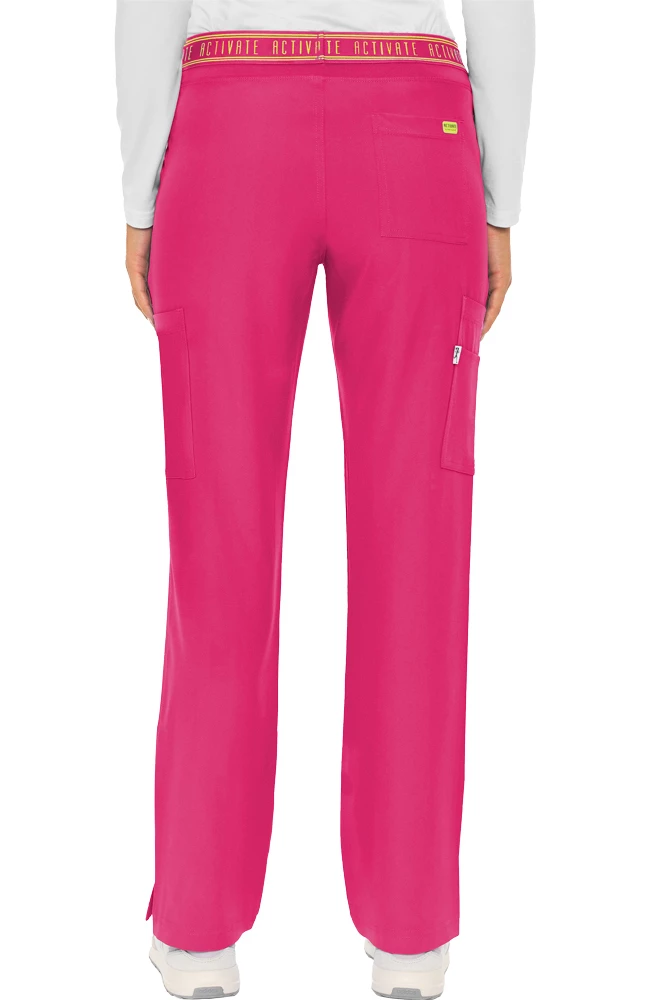 Med Couture Women's Elastic Waist Scrub Pant 4 Med Couture Women's Elastic Waist Scrub Pant - Image 2