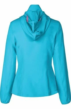 Heartsoul Women's Hoodie Warm Up Solid Scrub Jacket -clothings shop 3 ck 20310 650