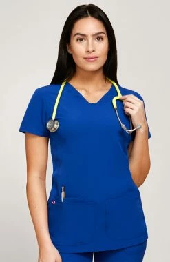 Heartsoul Women's V-Neck Scrub Top & Low Rise Scrub Pant Set -clothings shop 3 ck 25set 650