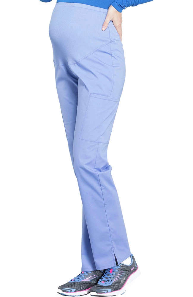 Cherokee Workwear Women's Maternity Soft Knit Waistband Scrub Pant 5 Cherokee Workwear Women's Maternity Soft Knit Waistband Scrub Pant - Image 3