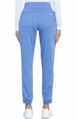 Cherokee Workwear Women's V-Neck Solid Scrub Top & Tapered Jogger Scrub Pant Set -clothings shop 3 ck wwset04 650