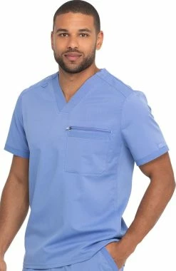 Dickies Men's V-Neck Solid Scrub Top 10 Dickies Men's V-Neck Solid Scrub Top -clothings shop 3 di dk865 650