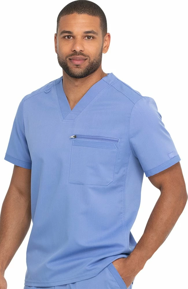 Dickies Men's V-Neck Solid Scrub Top 5 Dickies Men's V-Neck Solid Scrub Top - Image 3