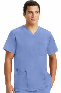 Healing Hands Men's Jake Solid Scrub Top -clothings shop 3 hh 2331 650