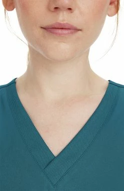 Healing Hands Women's Mariah Rib Trim Scrub Top -clothings shop 3 hh 2530 650
