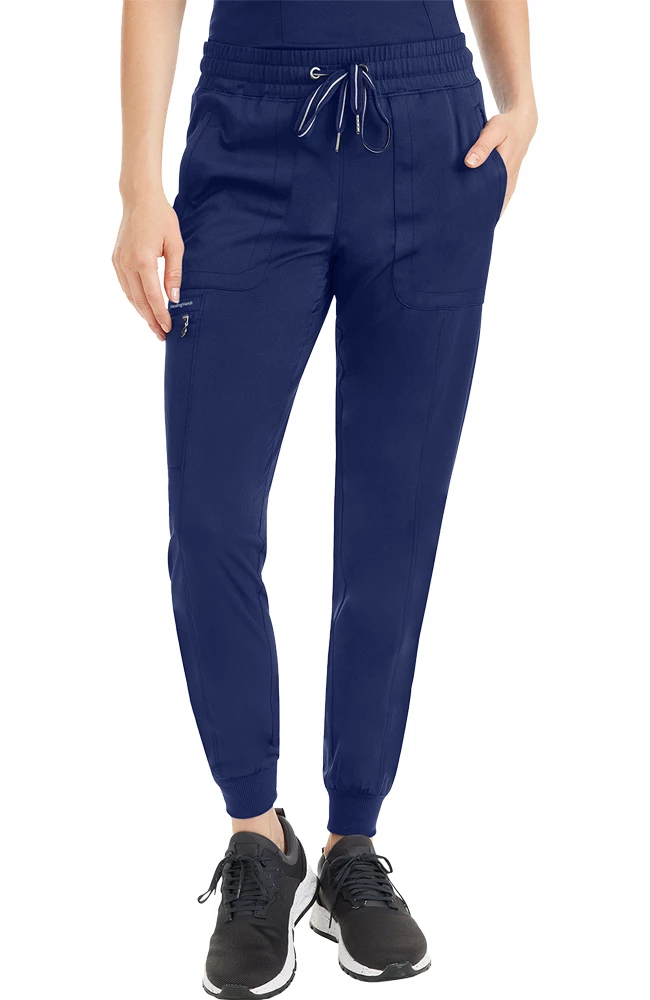 Healing Hands Women's Aspen Knit Lined Jogger Scrub Pant 5 Healing Hands Women's Aspen Knit Lined Jogger Scrub Pant - Image 3