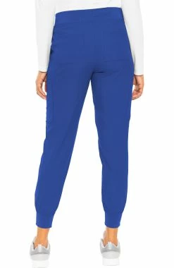 Med Couture Women's V-Neck Solid Scrub Top & Cargo Jogger Scrub Pant Set -clothings shop 3 pe 7set 650