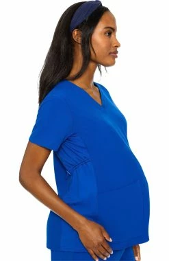 Med Couture Women's Maternity 4 Way Stretch V-Neck Solid Scrub Top 9 Med Couture Women's Maternity 4 Way Stretch V-Neck Solid Scrub Top -clothings shop 3 pe 8459 650