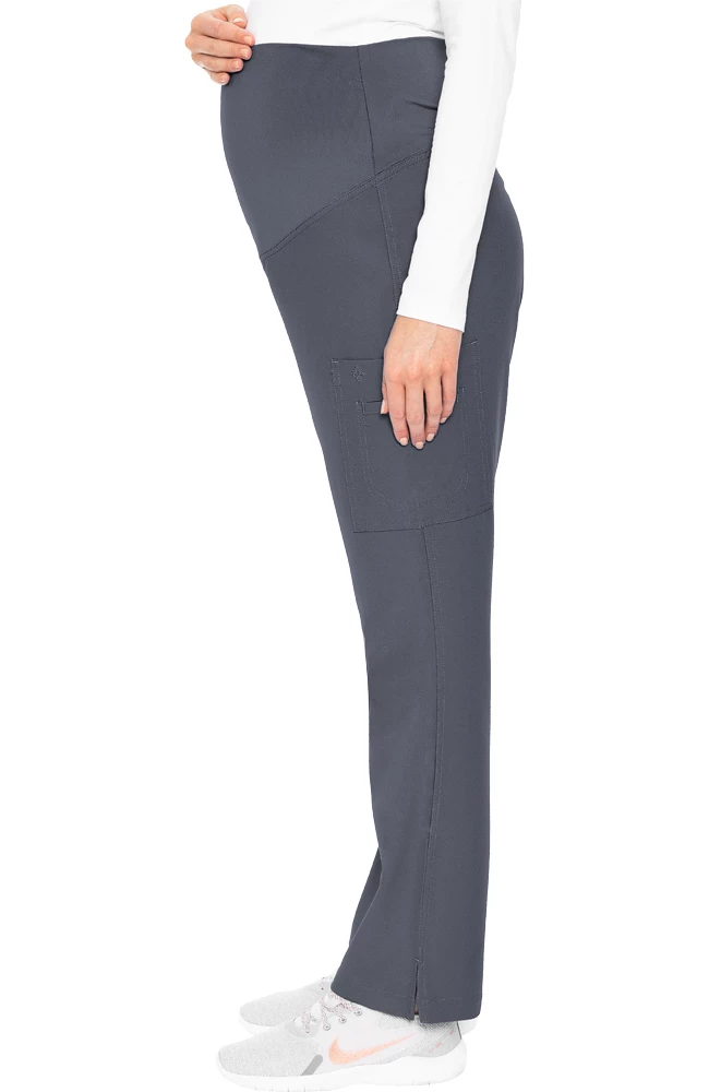 Med Couture Women's Maternity 4 Way Stretch Cargo Scrub Pant 5 Med Couture Women's Maternity 4 Way Stretch Cargo Scrub Pant - Image 3