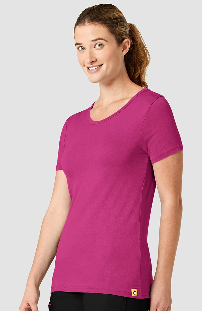 WonderWink Women's Silky Short Sleeve T-Shirt 5 WonderWink Women's Silky Short Sleeve T-Shirt - Image 3
